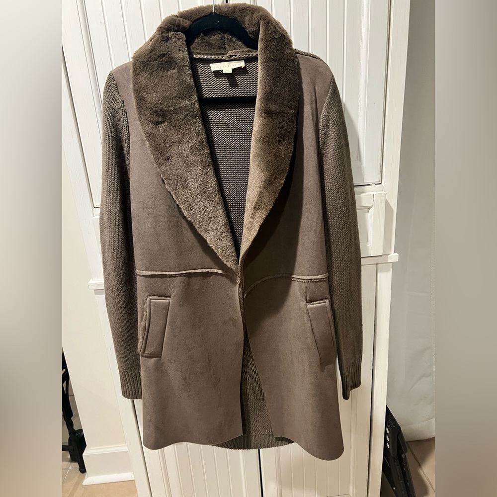 Lovestitch Taupe Teddy Jacket
